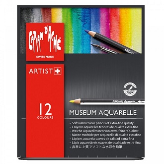 Caran d’Ache Aquarelle Museum Watercolor Pencils