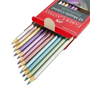 faber-castell metallic colored pencils