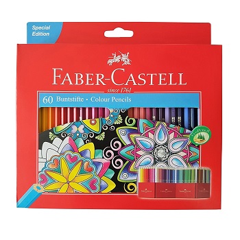 Castle Art Supplies 60 Piece Woodless Watercolor Pencils Set