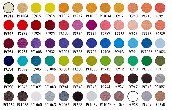 Prismacolor Pencils Color Chart 132