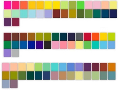 Tombow Irojiten Color Chart