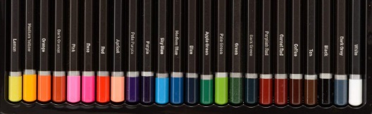 derwent academy colored pencils barrels