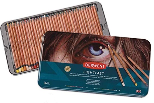 derwent lightfast colored pencils packaging