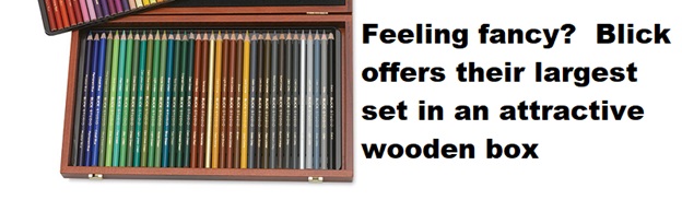 Blick Studio Colored Pencils wooden box