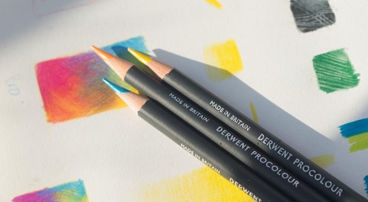 derwent procolour colored pencils blending
