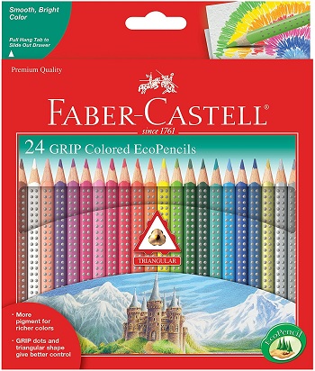 Set of Castle colored pencils - Faber-Castell - Pastel, 10 pcs.