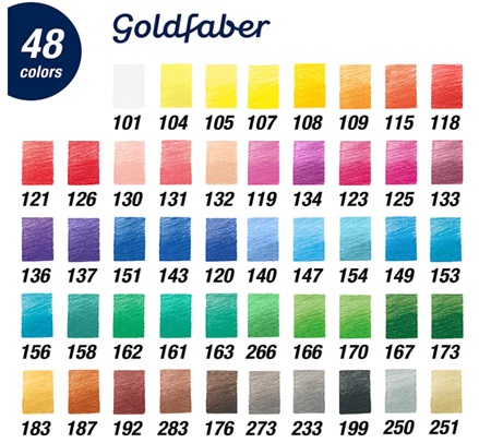 Faber Castell Goldfaber Colored Pencils color choices